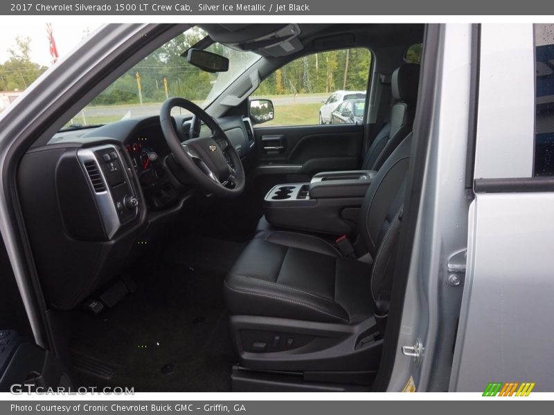 Silver Ice Metallic / Jet Black 2017 Chevrolet Silverado 1500 LT Crew Cab