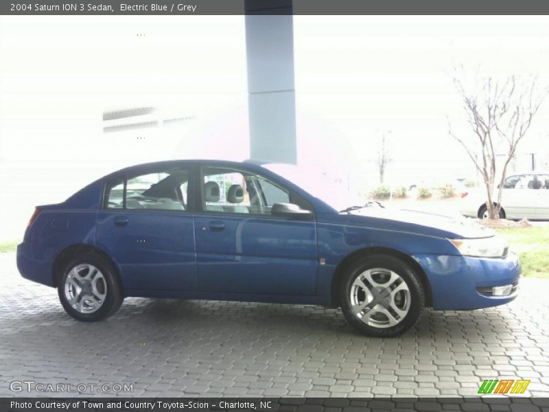 Electric Blue / Grey 2004 Saturn ION 3 Sedan