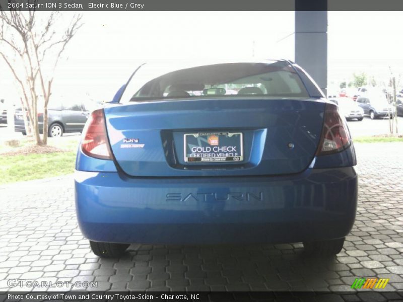 Electric Blue / Grey 2004 Saturn ION 3 Sedan