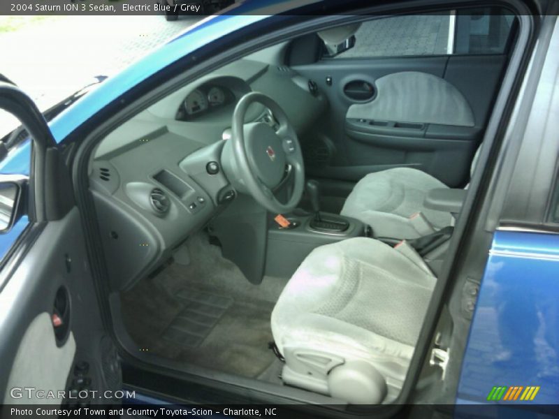 Electric Blue / Grey 2004 Saturn ION 3 Sedan