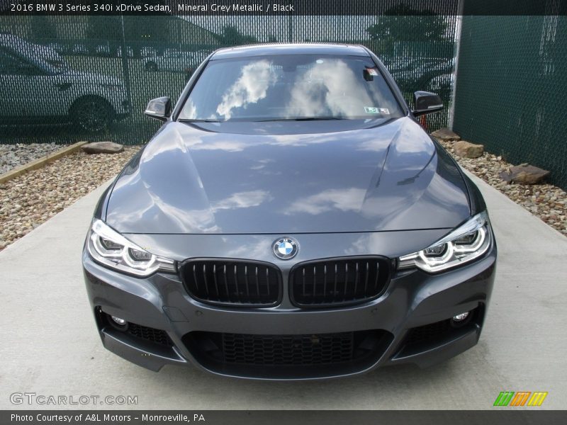 Mineral Grey Metallic / Black 2016 BMW 3 Series 340i xDrive Sedan
