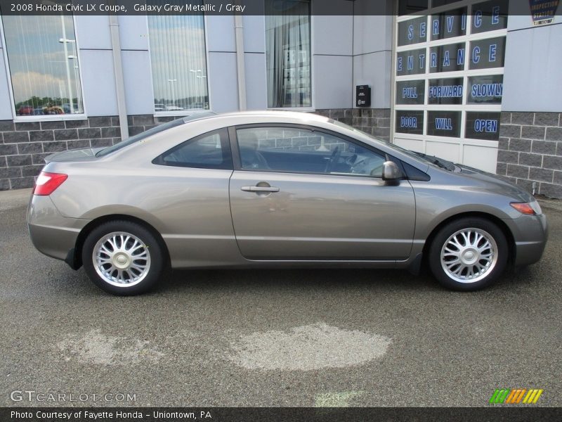 Galaxy Gray Metallic / Gray 2008 Honda Civic LX Coupe