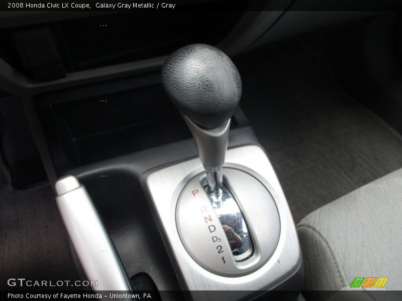 Galaxy Gray Metallic / Gray 2008 Honda Civic LX Coupe