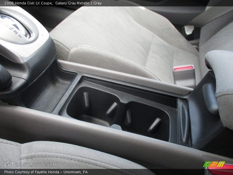 Galaxy Gray Metallic / Gray 2008 Honda Civic LX Coupe
