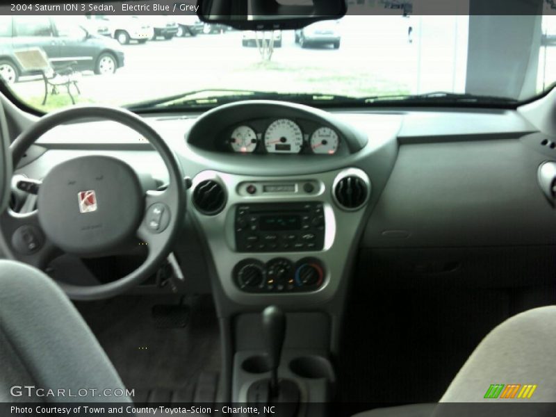 Electric Blue / Grey 2004 Saturn ION 3 Sedan
