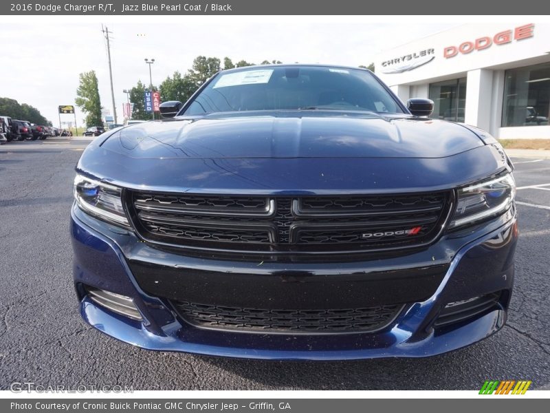 Jazz Blue Pearl Coat / Black 2016 Dodge Charger R/T