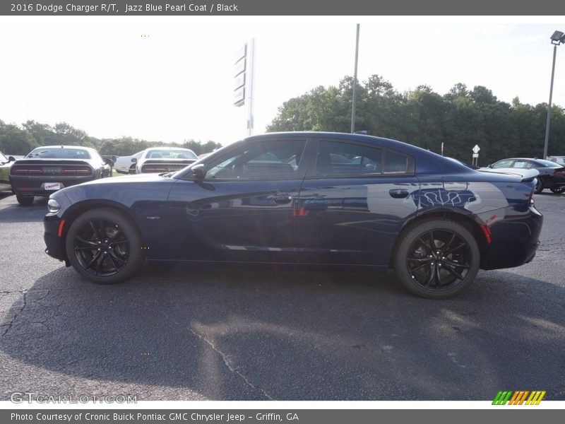 Jazz Blue Pearl Coat / Black 2016 Dodge Charger R/T