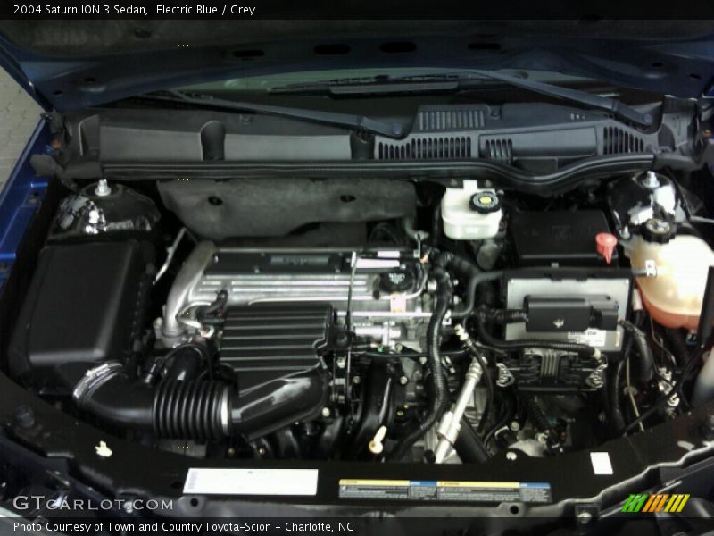 Electric Blue / Grey 2004 Saturn ION 3 Sedan