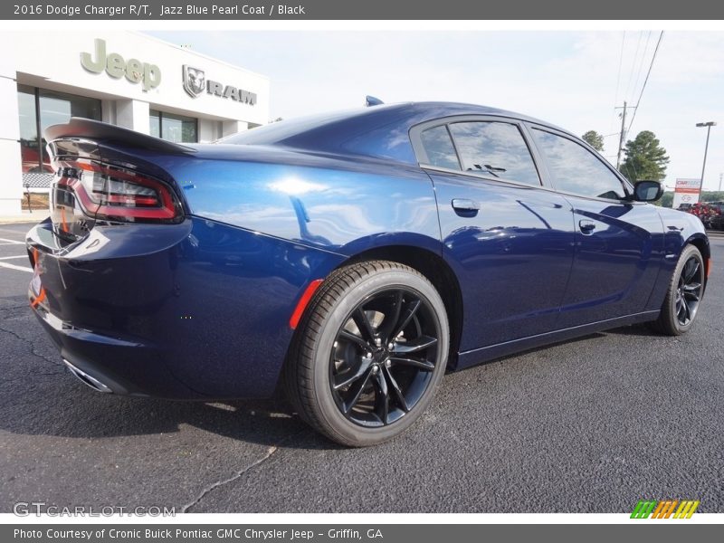 Jazz Blue Pearl Coat / Black 2016 Dodge Charger R/T