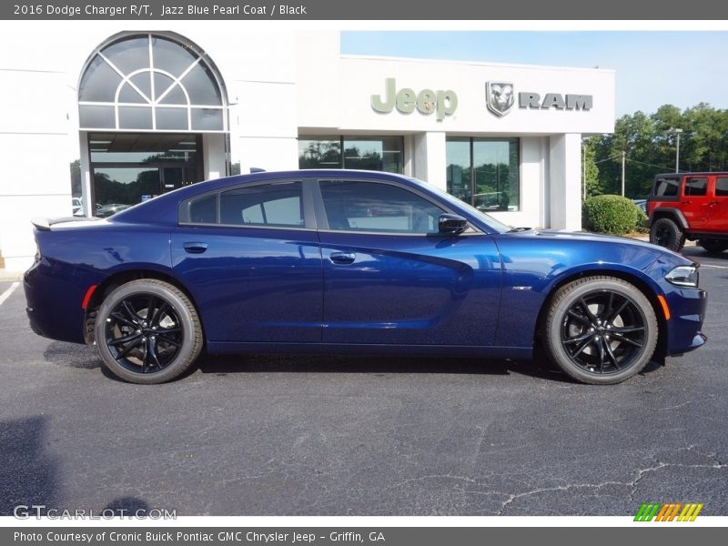 Jazz Blue Pearl Coat / Black 2016 Dodge Charger R/T