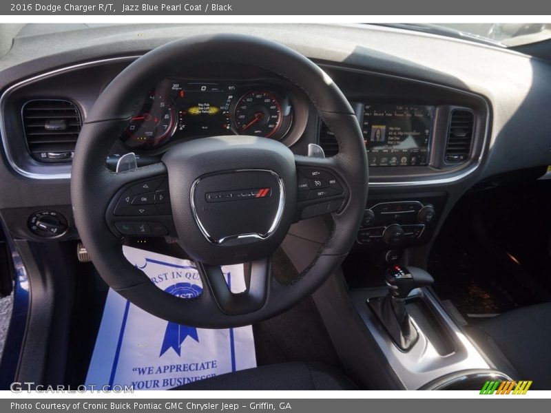Jazz Blue Pearl Coat / Black 2016 Dodge Charger R/T