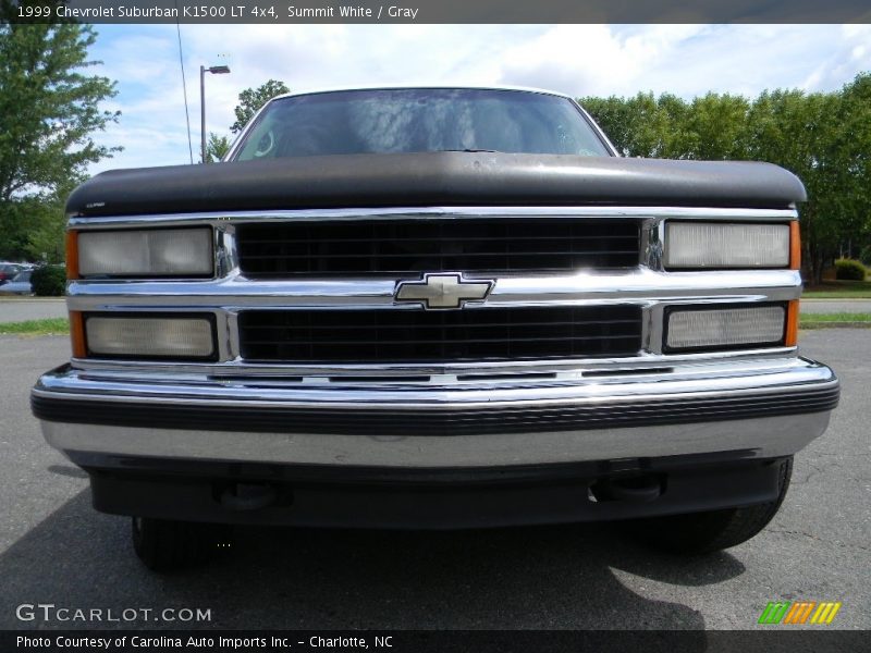 Summit White / Gray 1999 Chevrolet Suburban K1500 LT 4x4