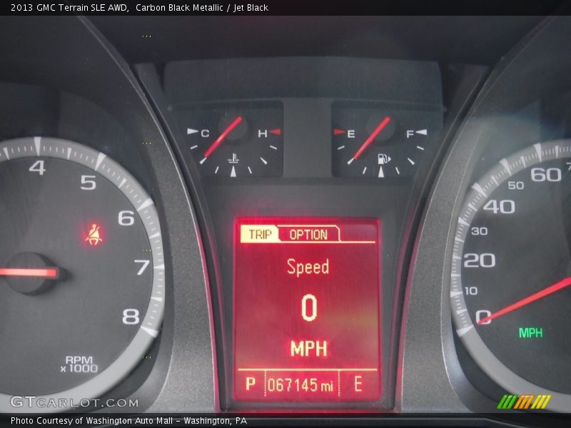 Carbon Black Metallic / Jet Black 2013 GMC Terrain SLE AWD