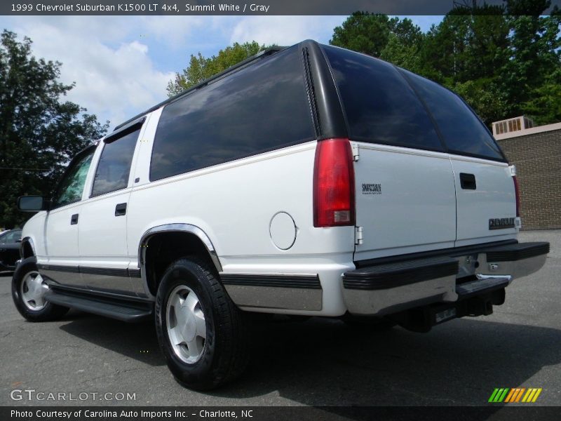 Summit White / Gray 1999 Chevrolet Suburban K1500 LT 4x4