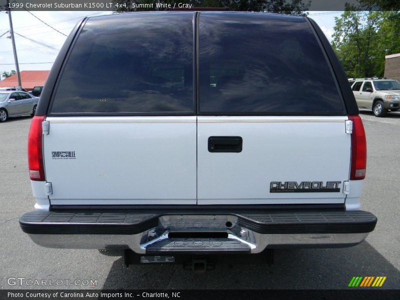 Summit White / Gray 1999 Chevrolet Suburban K1500 LT 4x4