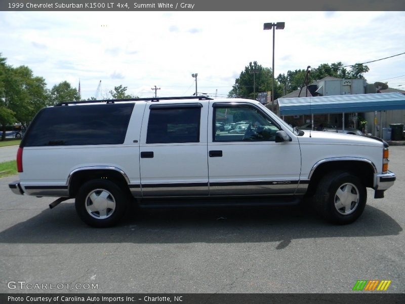 Summit White / Gray 1999 Chevrolet Suburban K1500 LT 4x4