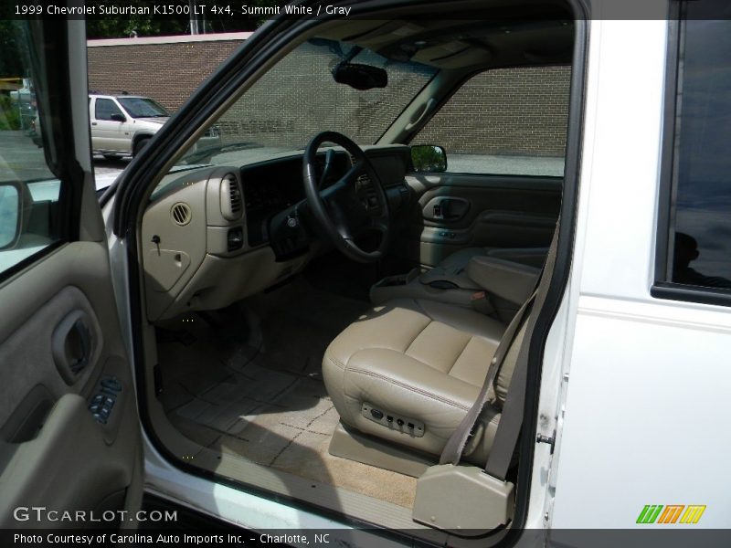 Summit White / Gray 1999 Chevrolet Suburban K1500 LT 4x4