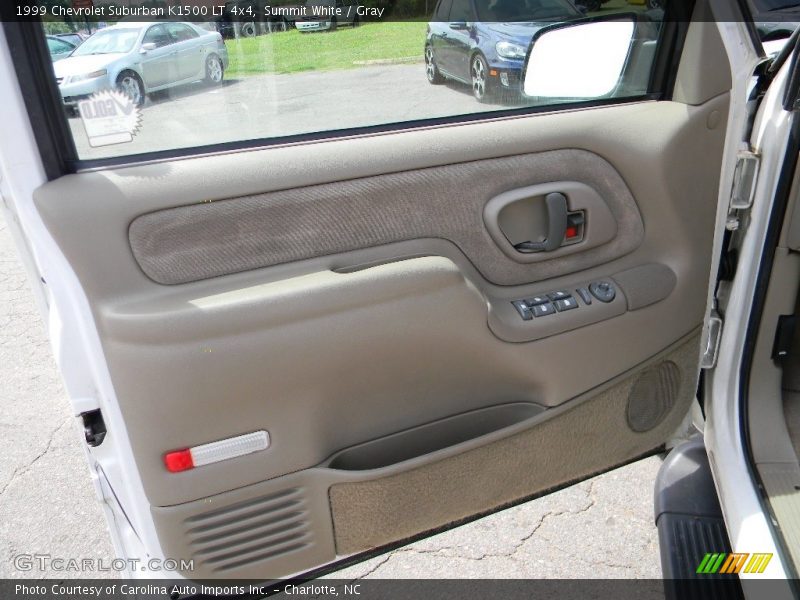 Summit White / Gray 1999 Chevrolet Suburban K1500 LT 4x4