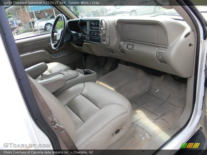 Summit White / Gray 1999 Chevrolet Suburban K1500 LT 4x4