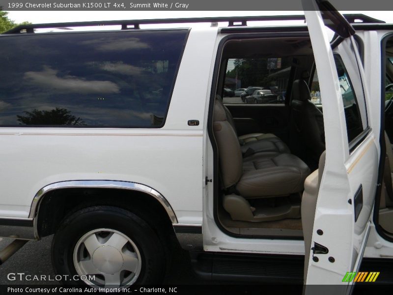 Summit White / Gray 1999 Chevrolet Suburban K1500 LT 4x4