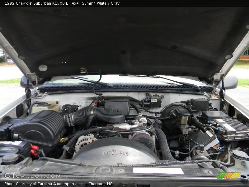 Summit White / Gray 1999 Chevrolet Suburban K1500 LT 4x4
