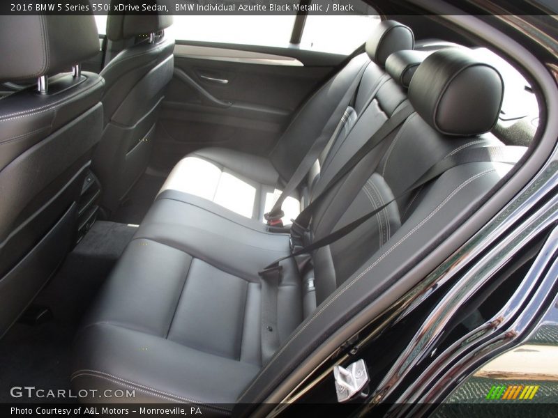 BMW Individual Azurite Black Metallic / Black 2016 BMW 5 Series 550i xDrive Sedan