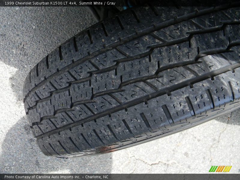 Summit White / Gray 1999 Chevrolet Suburban K1500 LT 4x4