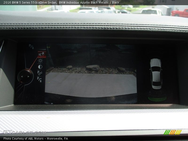 BMW Individual Azurite Black Metallic / Black 2016 BMW 5 Series 550i xDrive Sedan