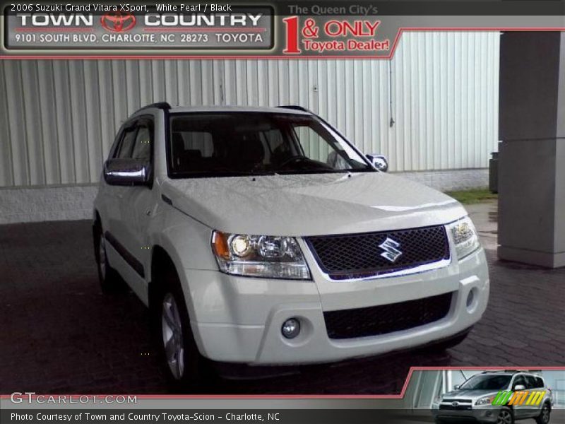White Pearl / Black 2006 Suzuki Grand Vitara XSport