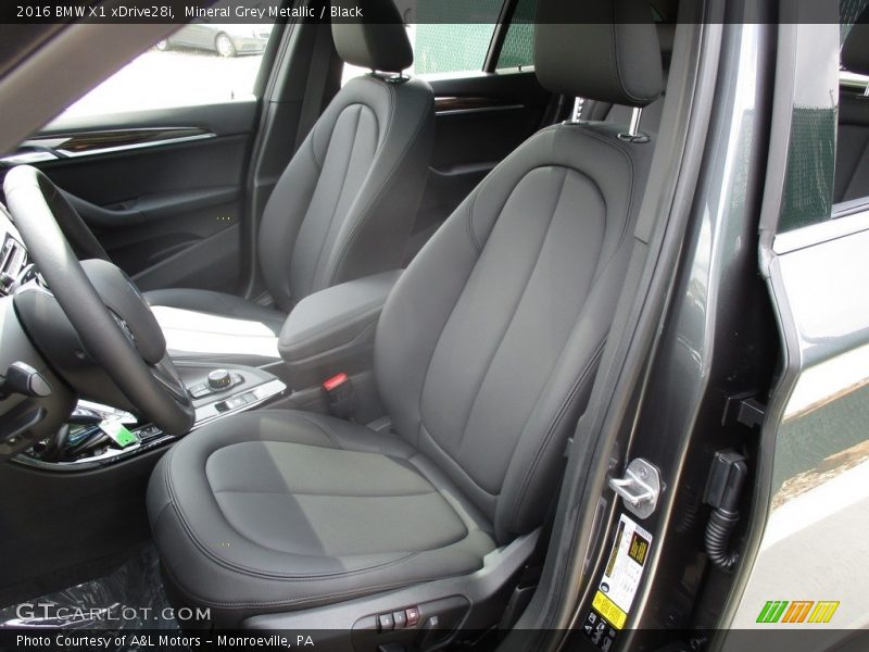 Mineral Grey Metallic / Black 2016 BMW X1 xDrive28i