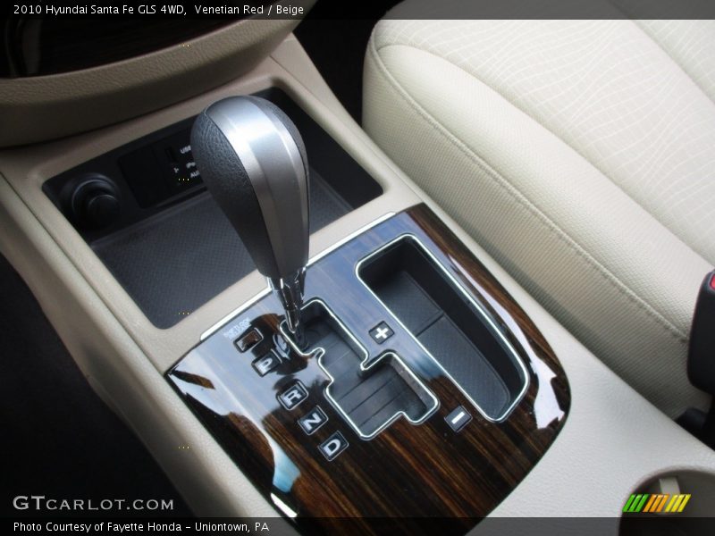 Venetian Red / Beige 2010 Hyundai Santa Fe GLS 4WD