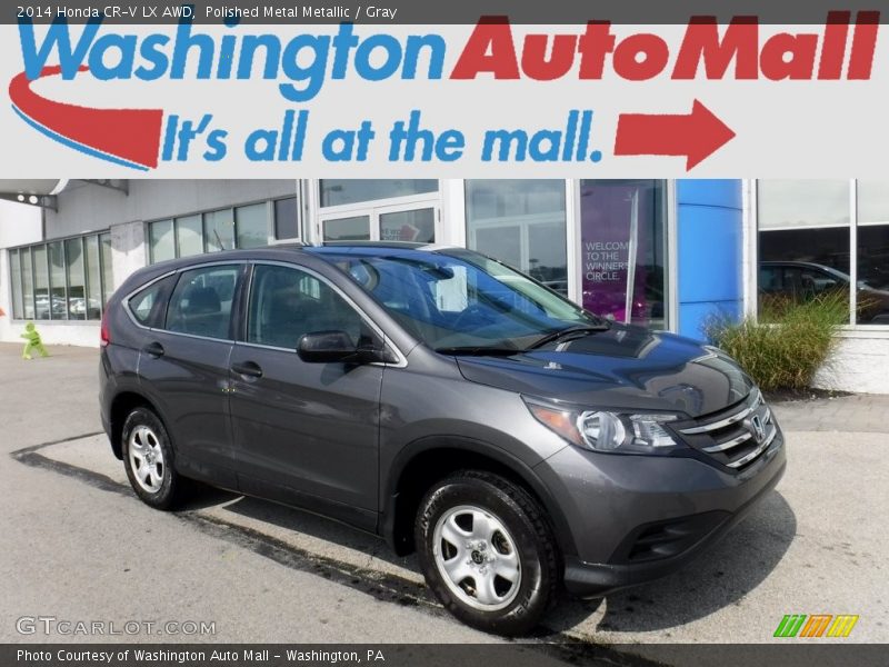 Polished Metal Metallic / Gray 2014 Honda CR-V LX AWD