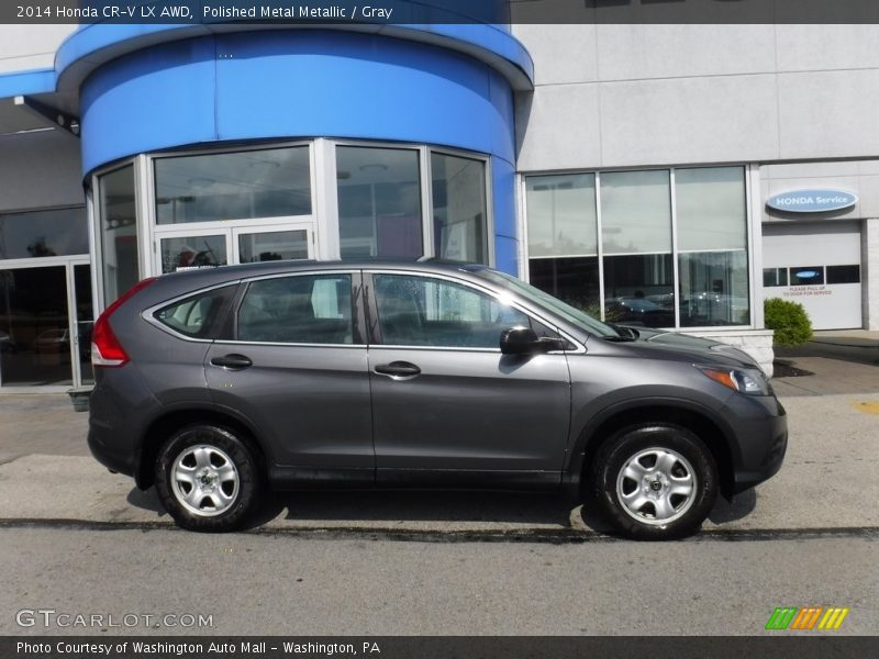 Polished Metal Metallic / Gray 2014 Honda CR-V LX AWD