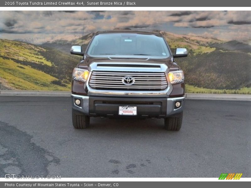 Sunset Bronze Mica / Black 2016 Toyota Tundra Limited CrewMax 4x4