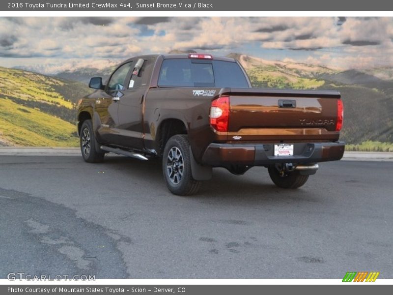 Sunset Bronze Mica / Black 2016 Toyota Tundra Limited CrewMax 4x4