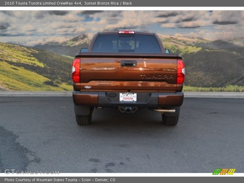 Sunset Bronze Mica / Black 2016 Toyota Tundra Limited CrewMax 4x4