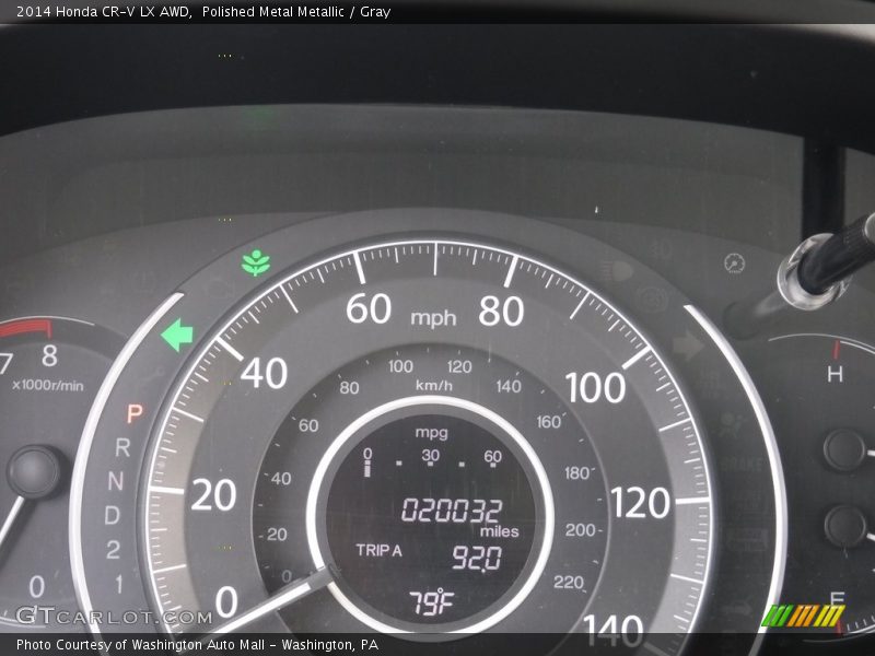 Polished Metal Metallic / Gray 2014 Honda CR-V LX AWD