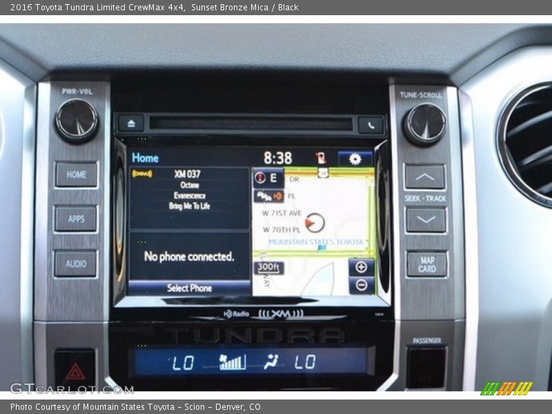 Sunset Bronze Mica / Black 2016 Toyota Tundra Limited CrewMax 4x4