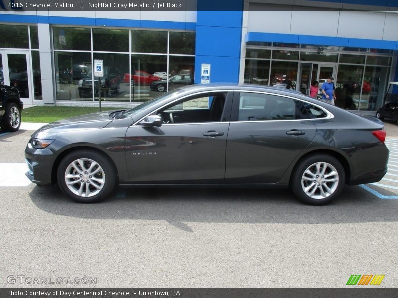 Nightfall Gray Metallic / Jet Black 2016 Chevrolet Malibu LT