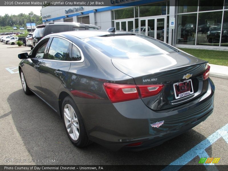Nightfall Gray Metallic / Jet Black 2016 Chevrolet Malibu LT