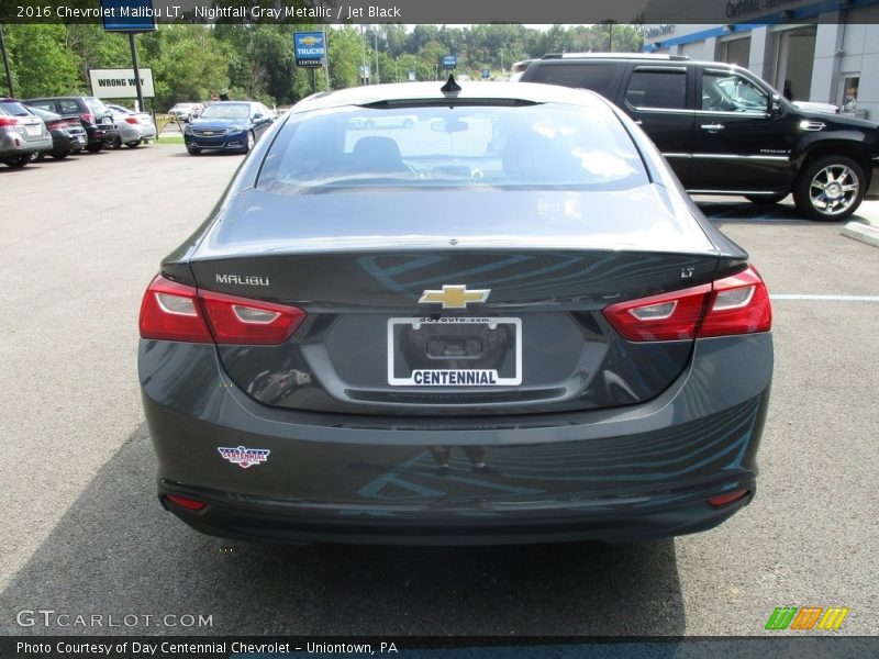 Nightfall Gray Metallic / Jet Black 2016 Chevrolet Malibu LT
