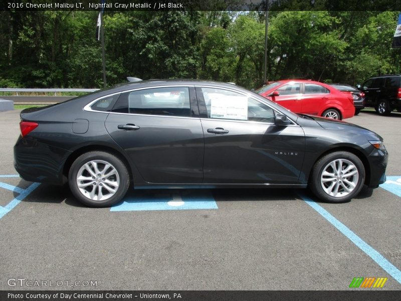 Nightfall Gray Metallic / Jet Black 2016 Chevrolet Malibu LT