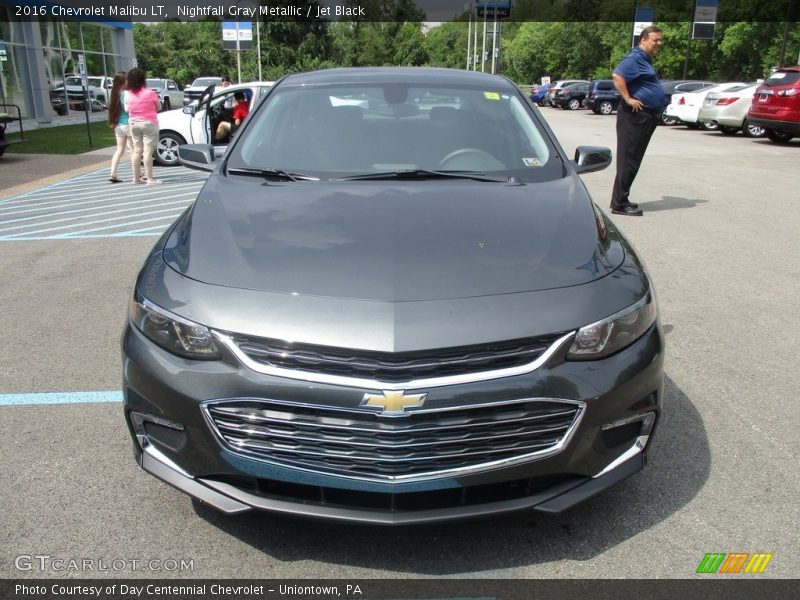 Nightfall Gray Metallic / Jet Black 2016 Chevrolet Malibu LT