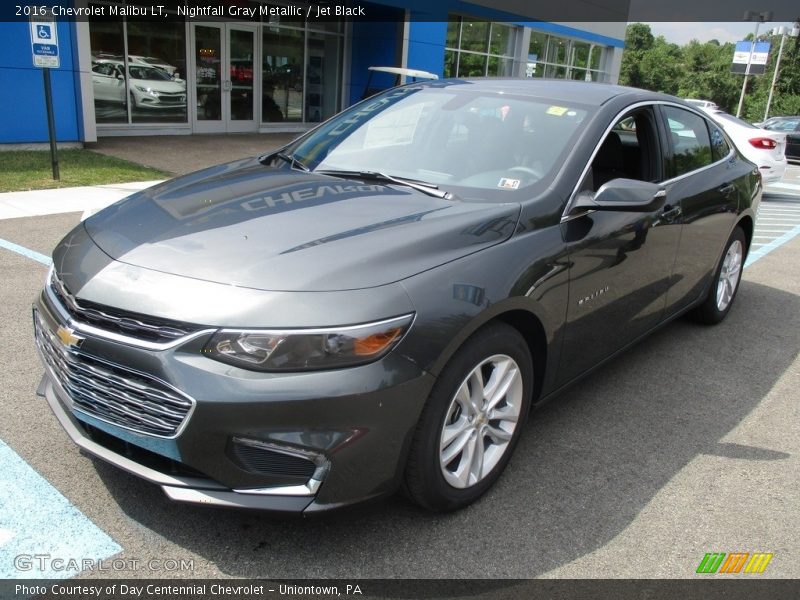 Nightfall Gray Metallic / Jet Black 2016 Chevrolet Malibu LT
