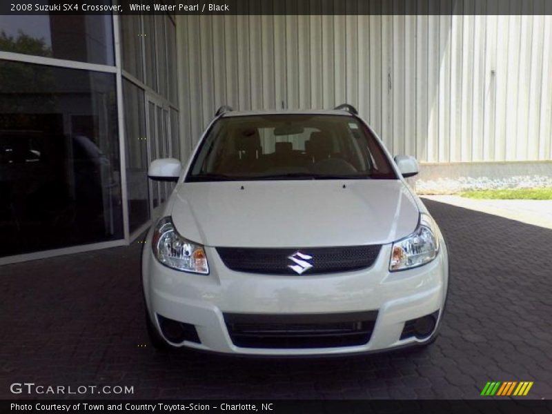 White Water Pearl / Black 2008 Suzuki SX4 Crossover
