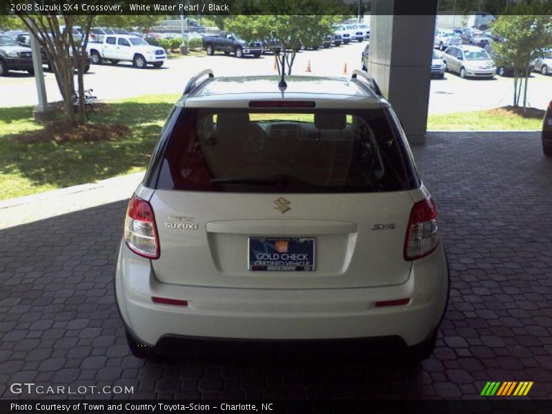 White Water Pearl / Black 2008 Suzuki SX4 Crossover