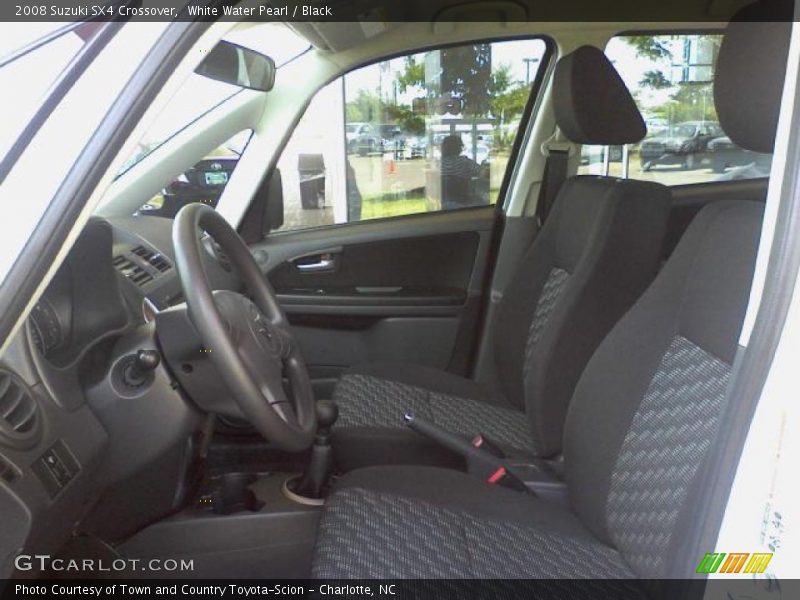 White Water Pearl / Black 2008 Suzuki SX4 Crossover