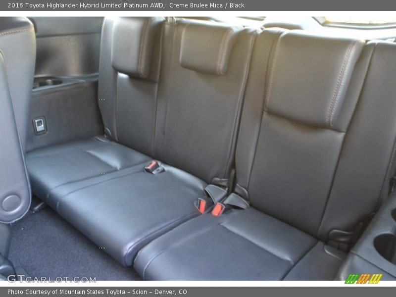 Creme Brulee Mica / Black 2016 Toyota Highlander Hybrid Limited Platinum AWD