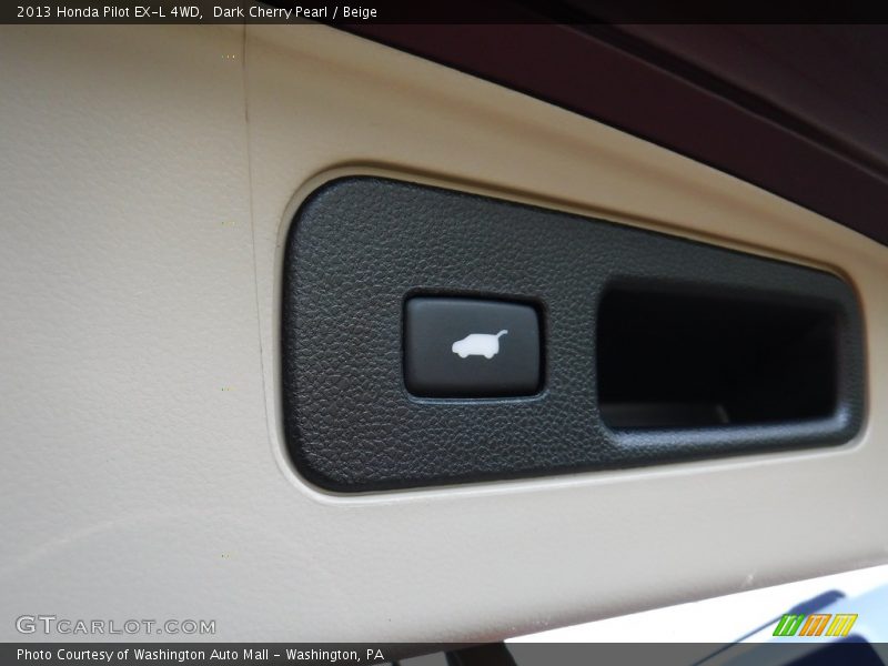 Dark Cherry Pearl / Beige 2013 Honda Pilot EX-L 4WD