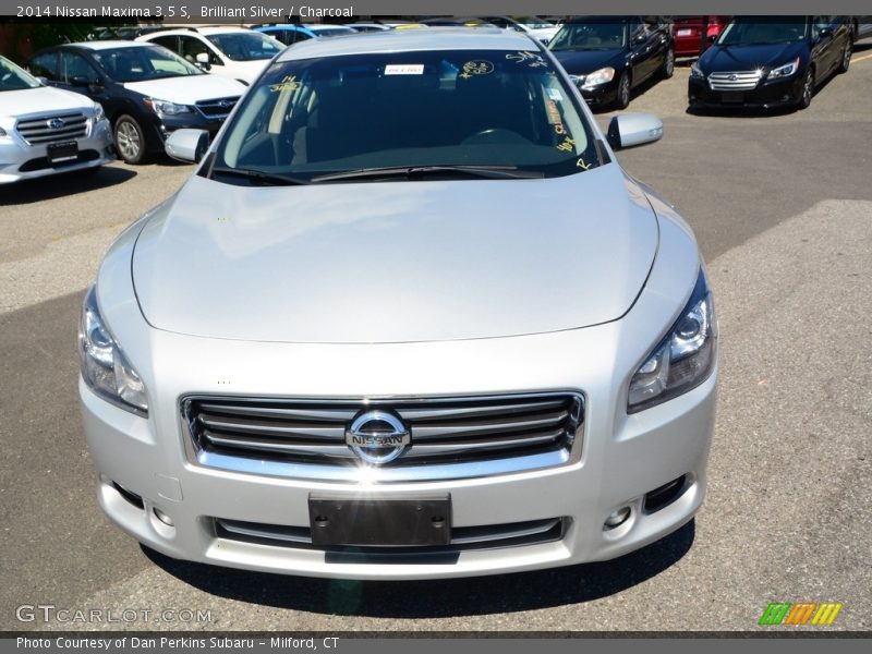 Brilliant Silver / Charcoal 2014 Nissan Maxima 3.5 S